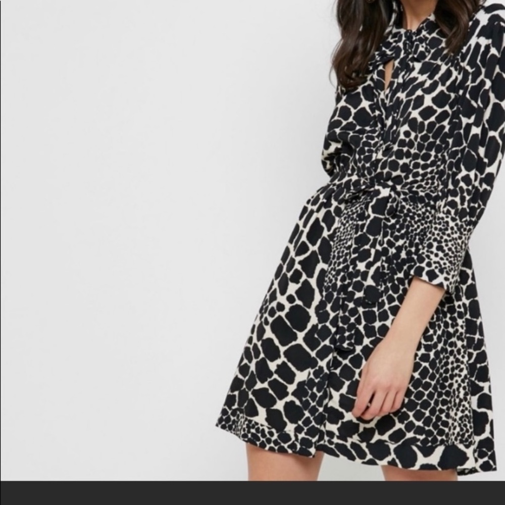 Topshop Petite animal print dress - Worn Once